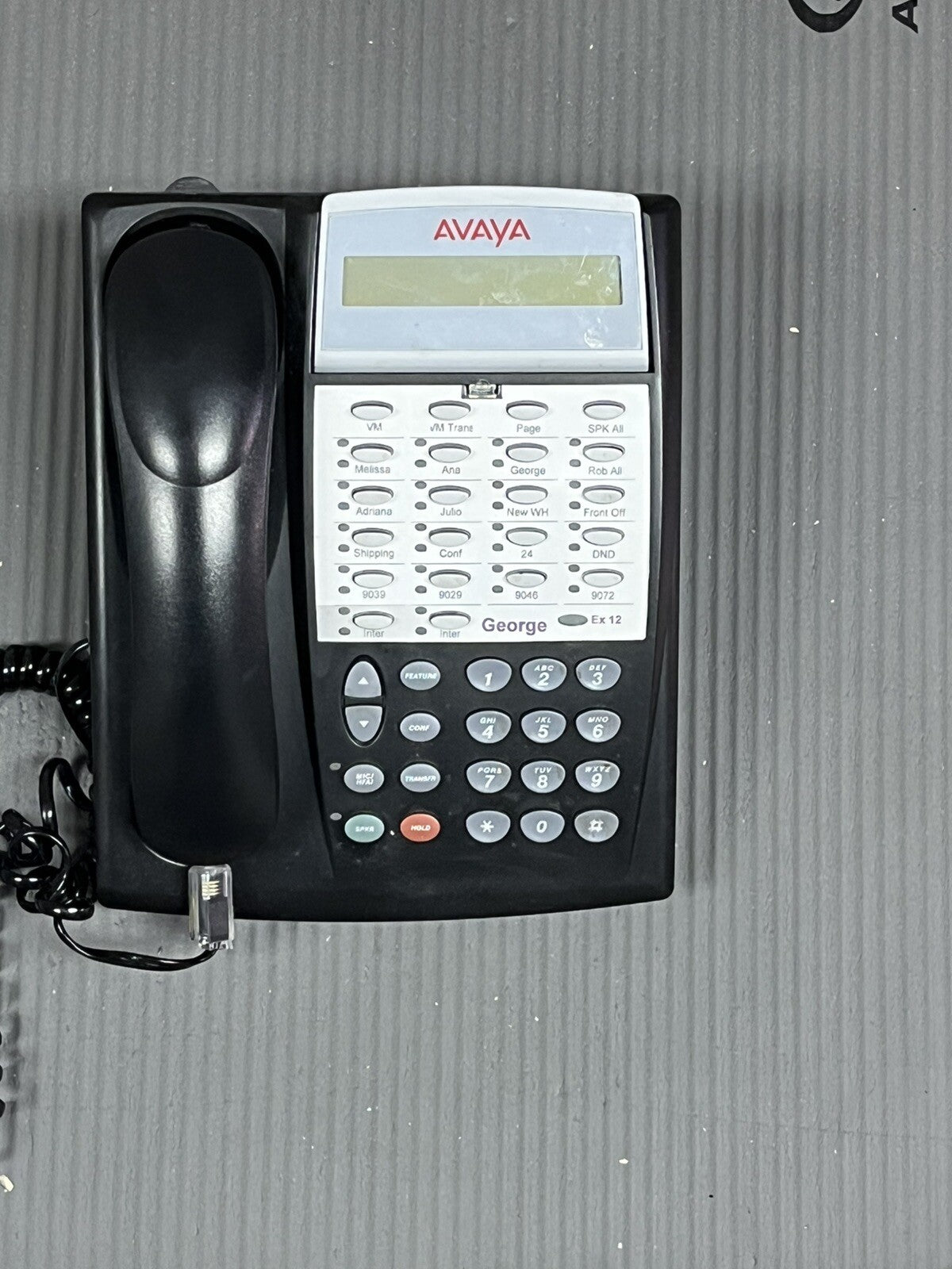 Avaya Partner 18D Series 2 Display Business Phone – Black – Pre-Owned