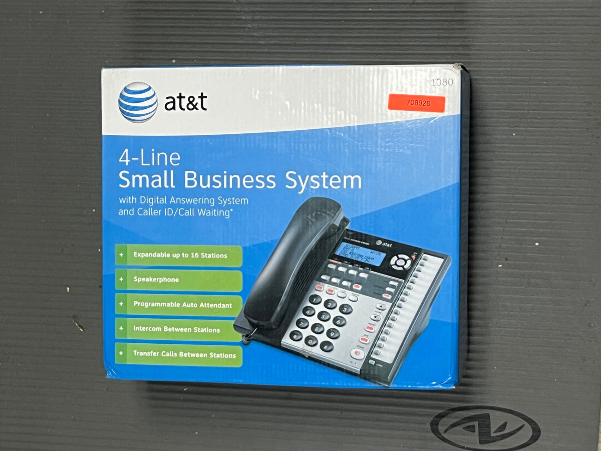AT&T 1080 4-Line Small Business Phone with Digital Answering System – Open Box